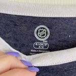 NHL Small navy blue yellow white hockey Nashville predators Henley Photo 2