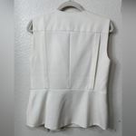 BCBGMAXAZRIA  White Vest Top Large Photo 6