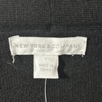 NWT New York & Company black draped open front cardigan small business casual Photo 2