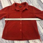 True Grit Vintage  Bear Embroidered Red Fleece Jacket Photo 5