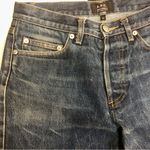 APC New Cure H Tres Etroit Mid Rise Straight Leg Ankle Cropped Jeans Denim sz 30 Blue Photo 5