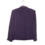 Dress Barn Purple Silk Skirt Suit Jacket Size14 Skirt Size 12 NEW Photo 3