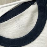 Brandy Melville Tshirt bella basement studio baseball womens White (one size) Photo 1