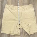 Ralph Lauren Lauren  6” Beige Khaki Shorts Cuffed Chino 100% Cotton Size 6 Photo 2