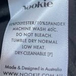 Nookie  Divine Jumpsuit Black Sleeveless Split Wide Leg Overalls Jumpsuit Size M Photo 4