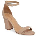 Schutz  Sandals Womens Size 7 Tan Suede Ankle Strap Block Heel Photo 0
