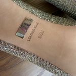 Badgley Mischka  Humbie II Glitter Peep Toe Heel Gold Silver 9.5 Photo 8