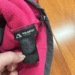 The North Face Denali Sweater Fleece Jacket Zip Up Women's Grey Magenta size M Photo 5
