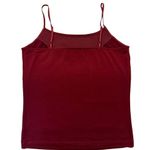 The Limited  Cami SZ S Velvet Burgundy Adjustable Strap Photo 2