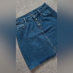 Blue short denim skirt size Medium Photo 5