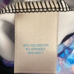 Belle Sky BELLE + SKY Fit Flare Multicolor Sleeveless Mini Blue Pink Zip Back Casual Dress Photo 6