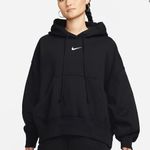 Nike Light Gray Hoodie Sweatshirt Photo 3