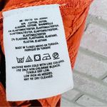 Pilcro Anthropologie  Orange High Rise Bootcut Raw Hem Jeans Size 26 Photo 8