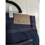 Nautica Mens Jeans Size 40 x 30 Straight Fit Dark Blue Denim Marine Rinse NEW Photo 5