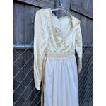 Gunne Sax 70s Off White Romantic Victorian Prairie Wedding Dress Sleeves Size 5 Photo 8