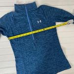 Under Armour  Blue Half Zip Raglan Pullover Sweatshirt Size S Photo 9