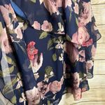 XScape floral tiered chiffon lined gown women size 4 Photo 7