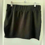 Cider NWOT  Pull On Mini Skirt - Size Medium ~ Black Photo 2