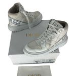 Christian Dior Nylon Fabric D-Player High Top Sneakers White Grey Photo 1