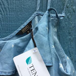 1250 Degrees Celsius Women Blue Stars Strappy Mini Dress Small NWT Photo 3