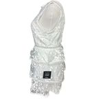 NWT Lulus Women's M Look So Sweet White Embroidered Lace Mini Dress LWD Bridal Size M Photo 7