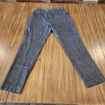 Poetry  Textured Tailored Trouser ankle crop  Pants linen wool blend size 4 Photo 0