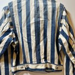 Current/Elliott Striped Denim Jacket Photo 1