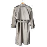 London Fog Vintage khaki Thinsulate 3M Double Breasted Long Trench Coat Photo 2