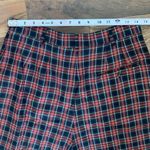 Eagles Eye Vintage Hi Rise Red Black Plaid Golf Shorts Size 12 Photo 10
