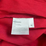 Reformation  Lawrence One Shoulder Midi Dress Crimson Red Slit Cocktail Size 12 Photo 8