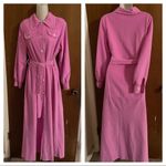 70s bubblegum duster robe Pink Size 14 Photo 5