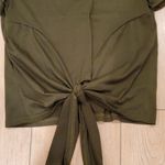 NWOT! Front Knot Khaki T Photo 2