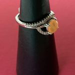 Bomb Party RBP2270 “Desert Sunset Bringback!” Peach Quartz Rhod Sz 7 Ring NWT Photo 1