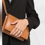 Alexander McQueen Four Ring Clutch Detachable Knuckle Ring Strap Shoulder Bag Photo 0