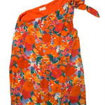 Pink Lily WATERCOLOR THRIVING ALL NIGHT ONE SHOULDER DRESS |  Small Photo 0