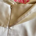 Revelry Bardot Satin Off Shoulder Maxi Dress in Soft Champagne Size 8 Gold Photo 9