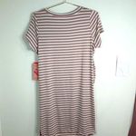 Heart & Hips Women’s Size 2X Striped Ruched Bodycon T-Shirt Dress Casual Chic Photo 4