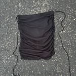 Princess Polly Black Ruched Mini Skirt 8 Photo 1