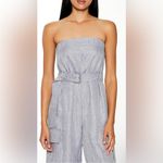Forever 21 
BELTED PINSTRIPED CARGO
JUMPSUIT Photo 3