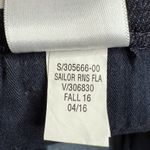 Banana Republic Sailor Flare Leg Dark Rinse Premium Denim Jean W1607 Sz 28 Photo 8