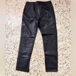JO NO FUI Genuine Leather Crop Black Pants Size 24 Photo 11