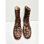 Madewell Shoes Womens Sz 6 Leopard Print Calf Hair Chelsea Boots Block Heel NEW Photo 4