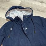 Athleta Any Day Anorak Rain Jacket Hooded Navy XS Photo 2