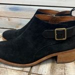 Kork-Ease Mesa Black Suede Ankle Boots Women's 7.5M Block Heel Minimalist Photo 3