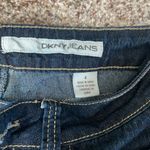 DKNY 26x30 womens skinny jeans dark wash bluish grey LIKE NEW Photo 3