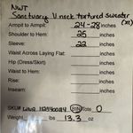 Sanctuary  textured long sleeve pullover V neck sweater, size XL,‎ NWT Photo 7