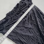 Malia Mills Dress Women X Small Black Grey Off Shoulder Bell‎ Sleeve Silk Blend Size XS Photo 6