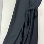 Everlane The Japanese GoWeave Wrap Midi Dress Sz 8 Black Photo 9