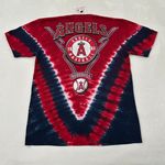 Liquid blue Vintage  Los Angeles LA Angels Anaheim Baseball Tie Dye T-Shirt size M Photo 4