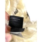 EXPRESS  VTG Faux Suede Fur Brown Moto Bomber Jacket Womens S Zip Buckles Y2K Photo 10